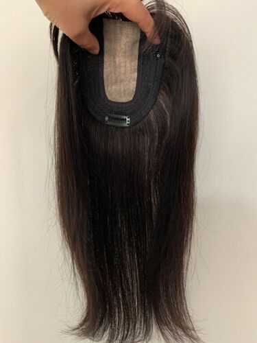 5 days Customization: 4"x5" Silk top parting 100% VIRGIN human Hair Topper for Women 10"~16"